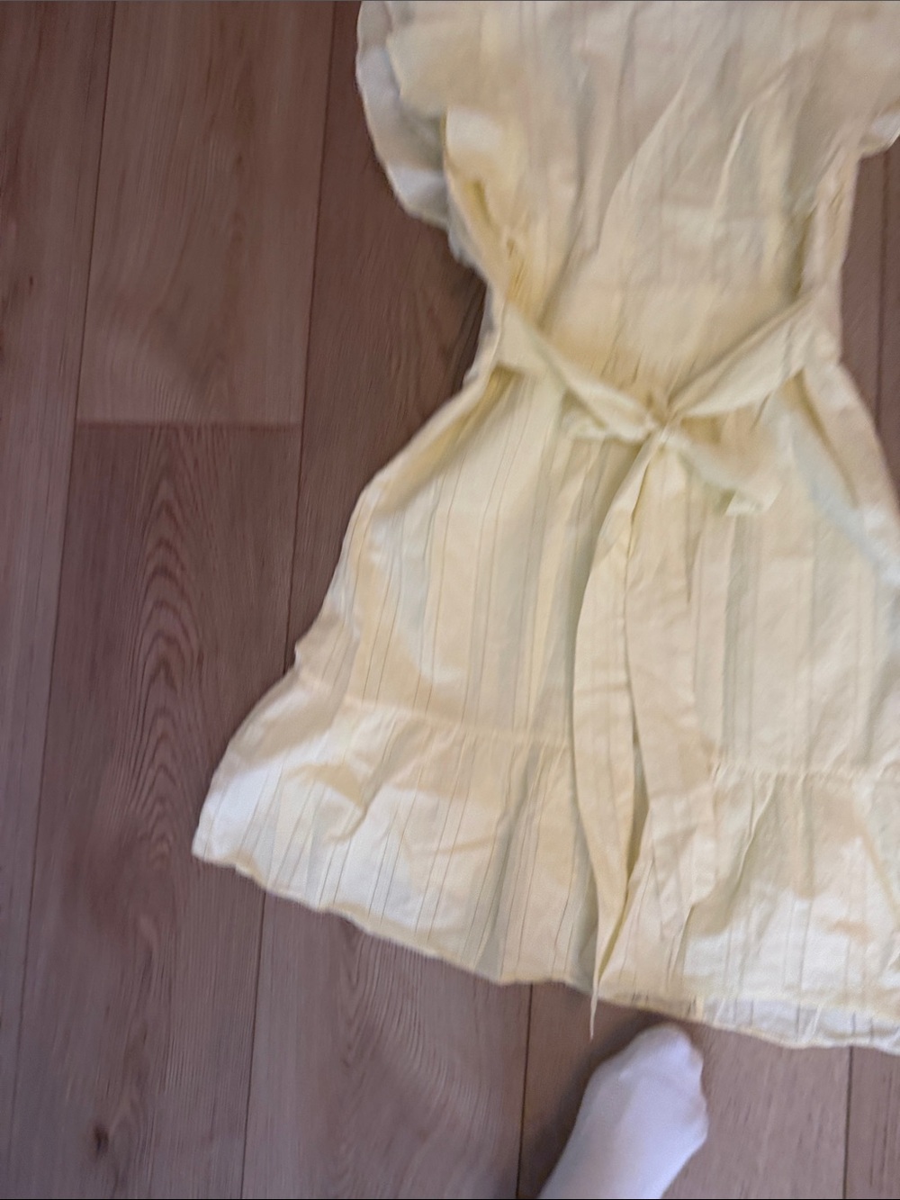 Lulu's Soft Buttercup Ruffle Button-Front Mini Dress - Picture 4 of 4